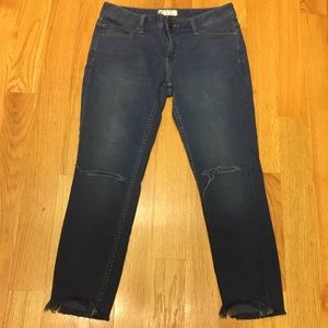 Free people destroyed skinny jeans